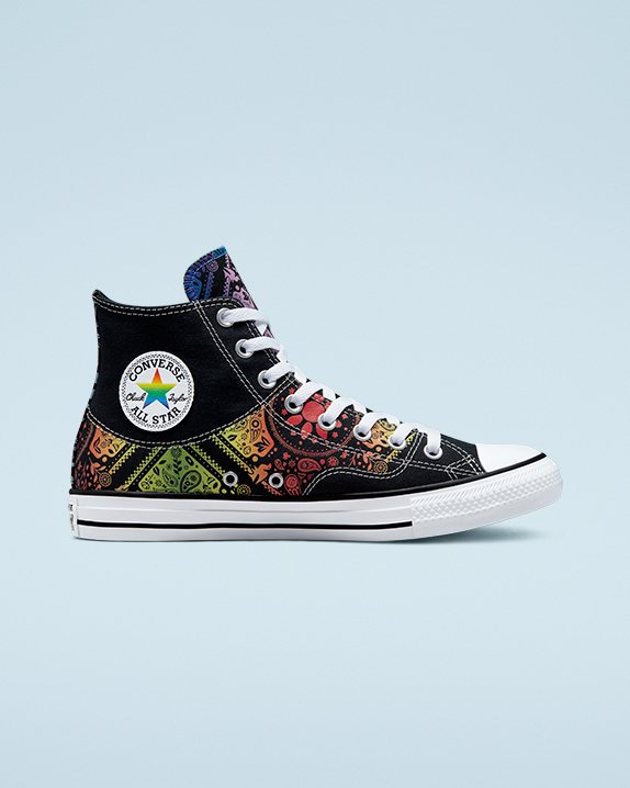 Black Converse Chuck Taylor All Star Pride High Top | A00192M