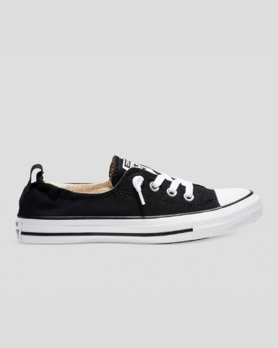 Black Converse Chuck Taylor All Star Shoreline Canvas Slip | A46125C