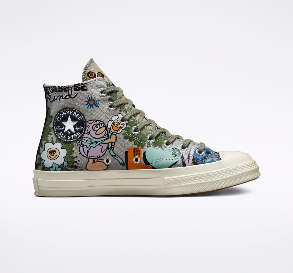 Green Converse Chuck 70 Floral | A05536H