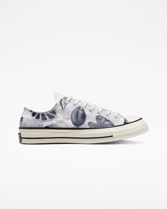 Grey Converse Chuck 70 Tropical Leaf Low Top | A02321X