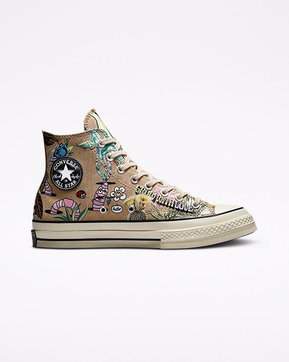 Khaki Converse Chuck 70 Plant Love High Top | A45554Z