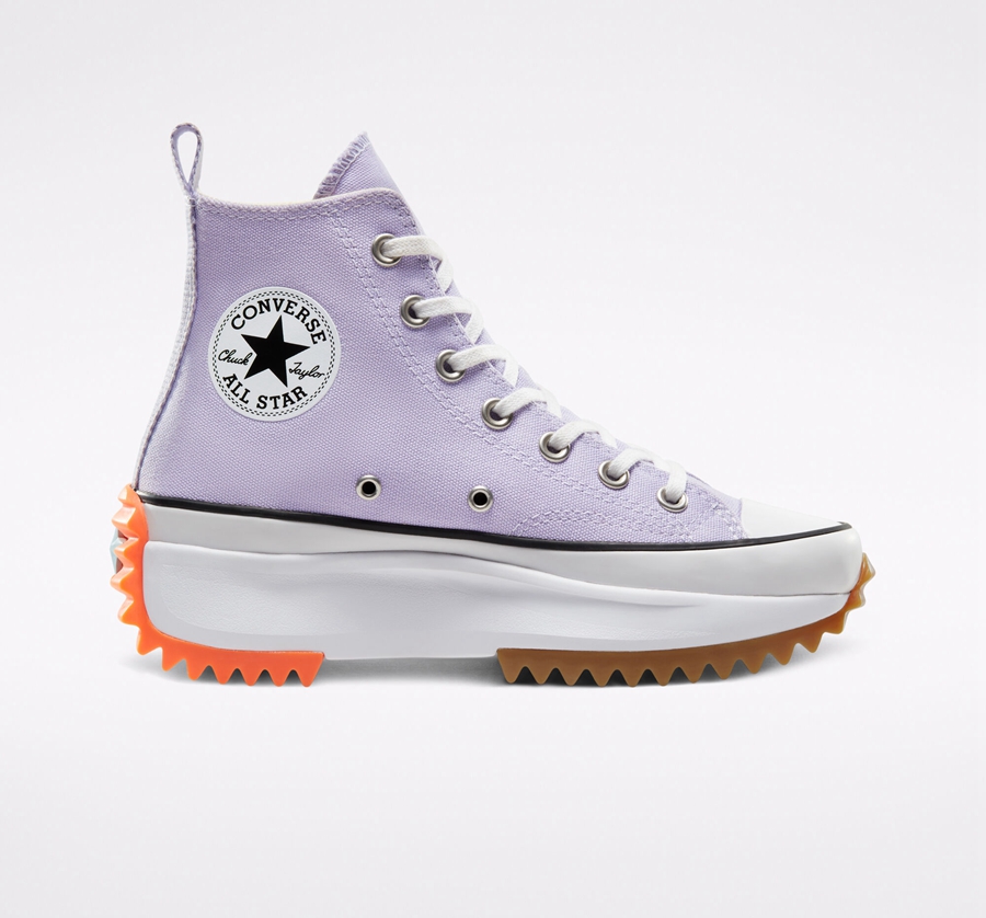 Lavender Converse Sunblocked Run Star Hike | A49345B