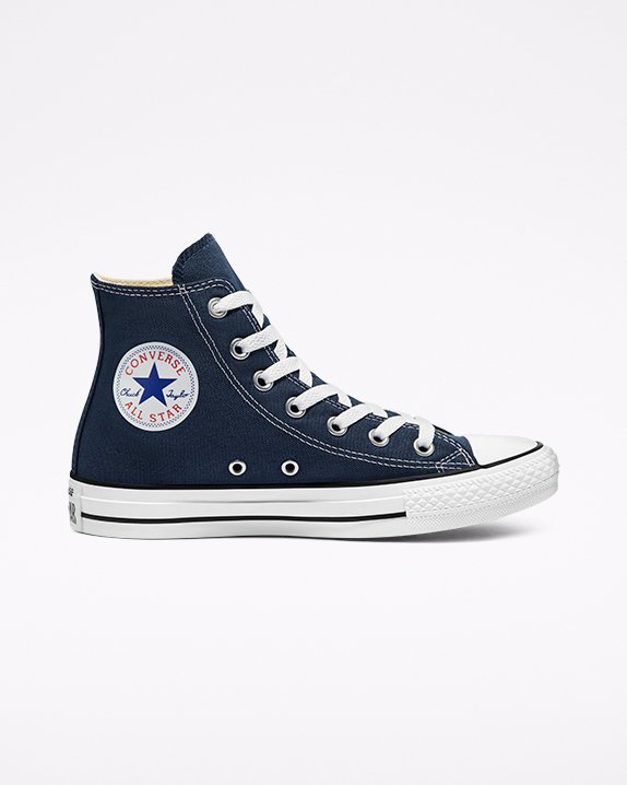 Navy Converse Chuck Taylor All Star Classic High Top | A16432O