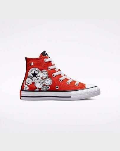 Red Converse x Peanuts Chuck Taylor All Star High Top | A00089W