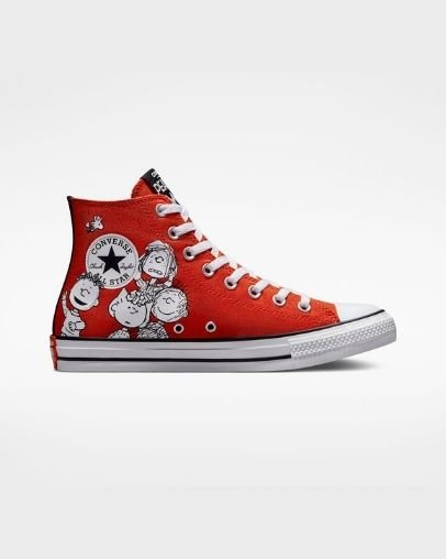 Red Converse x Peanuts Chuck Taylor All Star High Top | A76630L