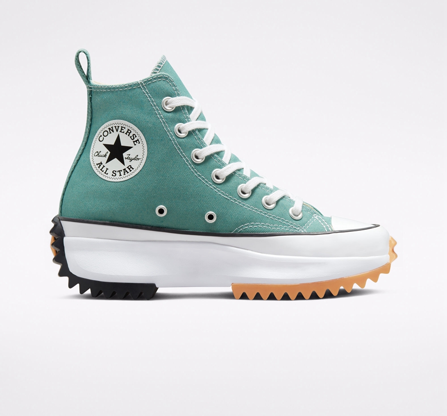 Turquoise Converse Run Star Hike Platform Seasonal Color | A18387B