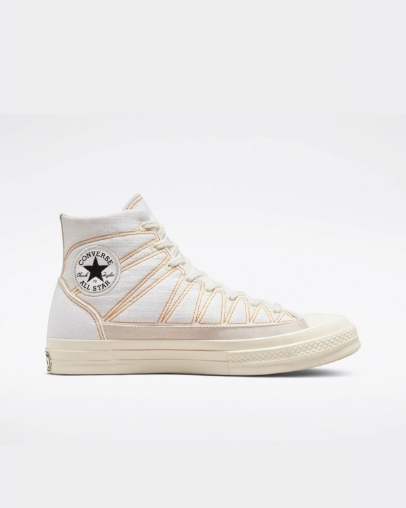 White Converse Chuck 70 Hiking Stitched High Top | A64689G