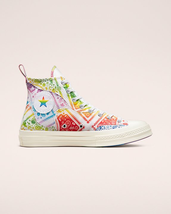 White Converse Chuck 70 Pride High Top | A90507N