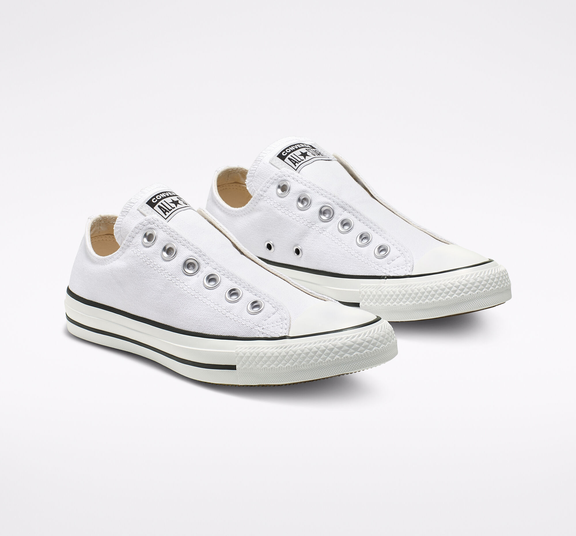 White Converse Chuck Taylor All Star Slip | A68396N