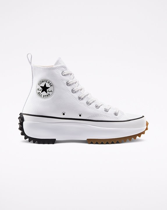 White Converse Run Star Hike High Top | A25693P