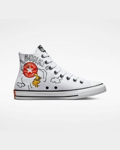 White Converse x Peanuts Chuck Taylor All Star High Top | A32506R