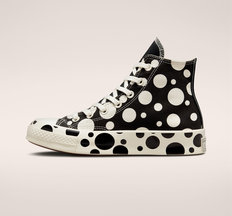 Black Converse Chuck 70 Polka Dots | A30113L