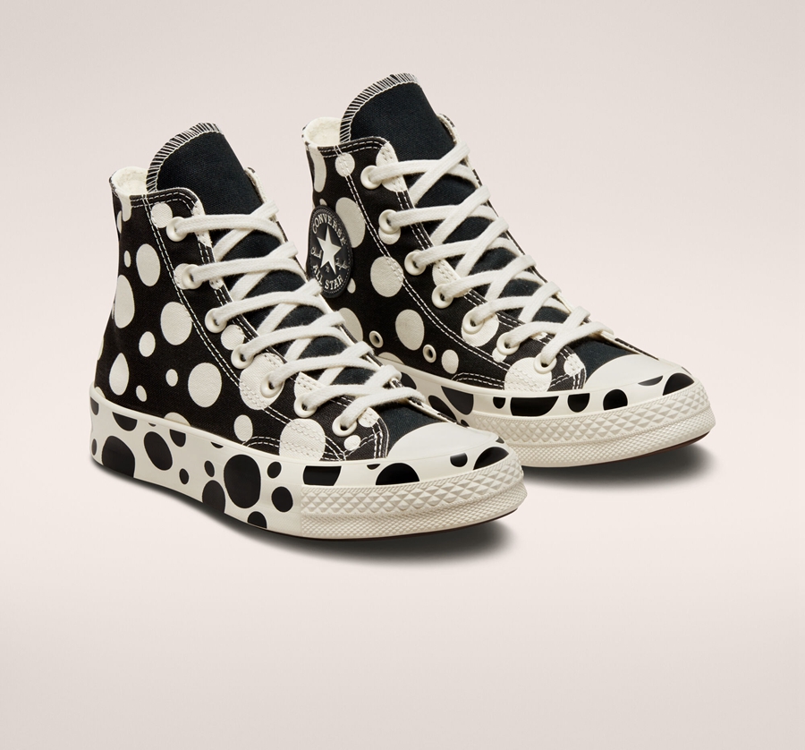 Black Converse Chuck 70 Polka Dots | A30113L