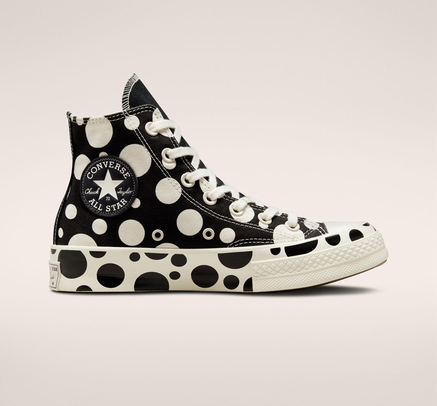 Black Converse Chuck 70 Polka Dots | A30113L