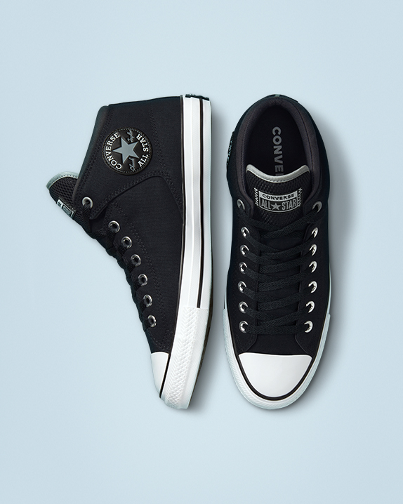 Black Converse Chuck Taylor All Star High Street Canvas Mid | A98039X