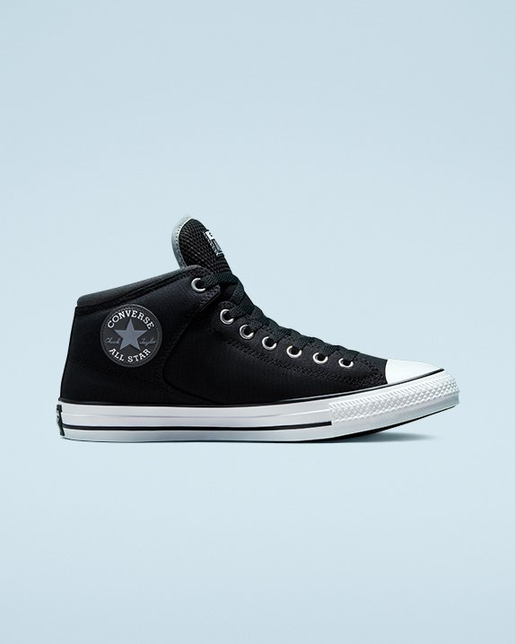 Black Converse Chuck Taylor All Star High Street Canvas Mid | A98039X