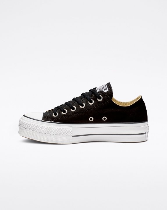 Black Converse Chuck Taylor All Star Lift Canvas Low Top | A05116D