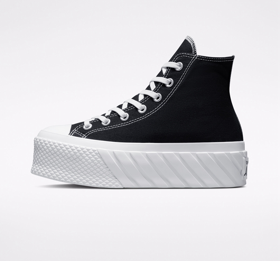 Black Converse Chuck Taylor All Star Lift 2X Platform | A31495T