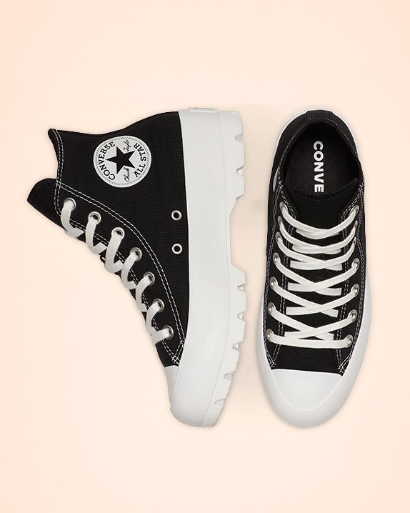 Black Converse Chuck Taylor All Star Lugged High Top | A87059E