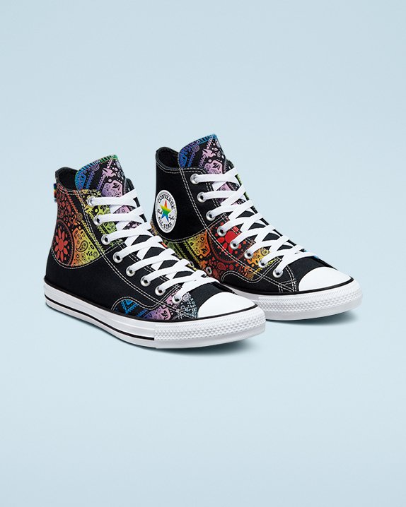 Black Converse Chuck Taylor All Star Pride High Top | A00192M