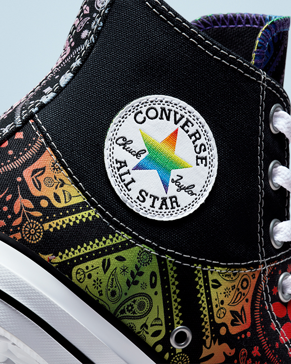 Black Converse Chuck Taylor All Star Pride High Top | A00192M