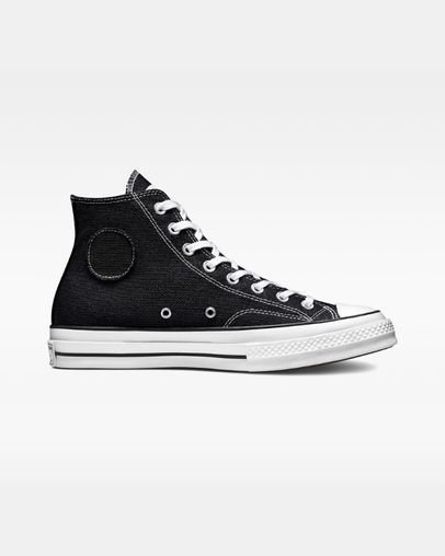 Black Converse x Stussy Chuck 70 High Top | A10363T