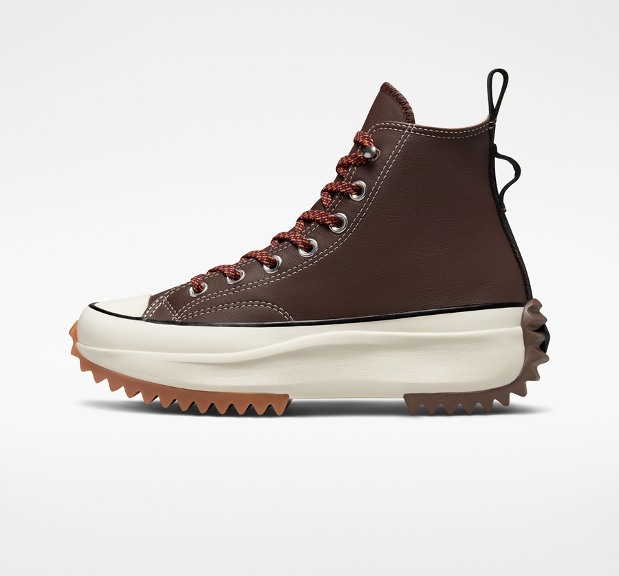 Brown Converse Run Star Hike Platform Winter Tones | A64677H