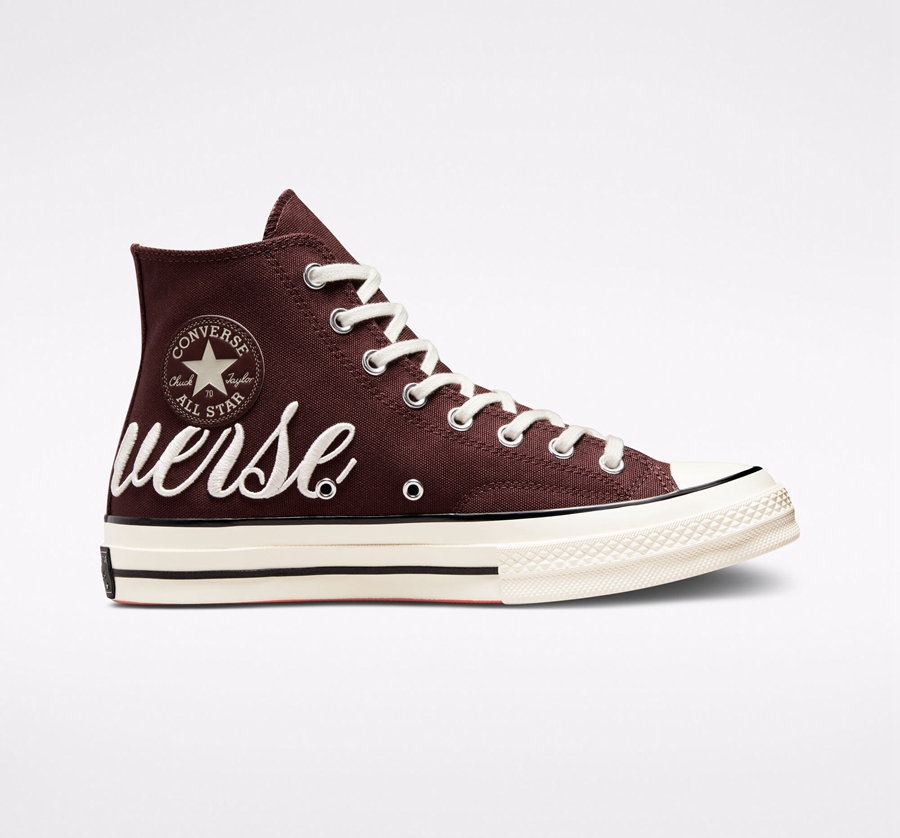 Burgundy Converse Chuck 70 Embroidered Logo | A26822I