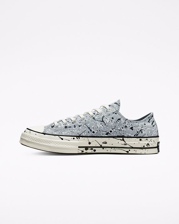 Grey Converse Chuck 70 Paint Splatter Low Top | A45762D