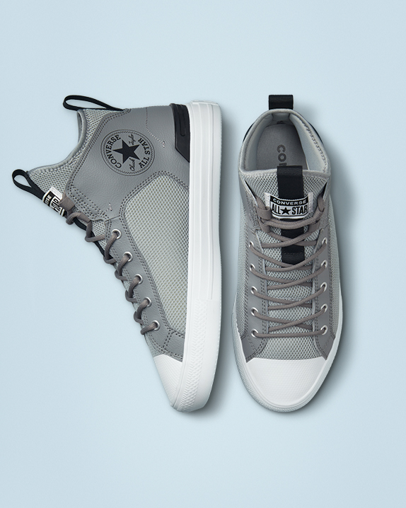 Grey Converse Chuck Taylor All Star Ultra Mid | A19451G