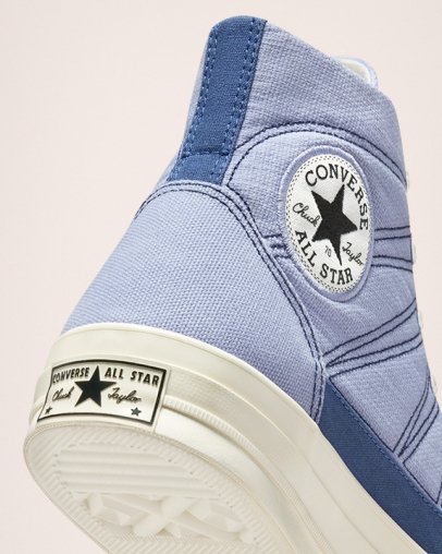 Lavender Converse Chuck 70 Hiking Stitched High Top | A23129U