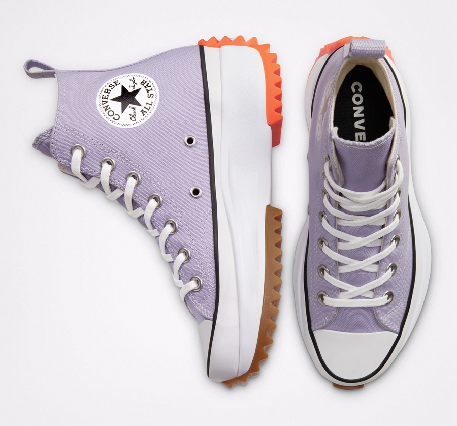 Lavender Converse Sunblocked Run Star Hike | A49345B