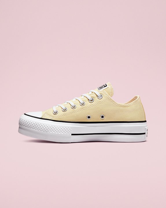 Lemon Converse Chuck Taylor All Star Lift Seasonal Color Low Top | A24449Q