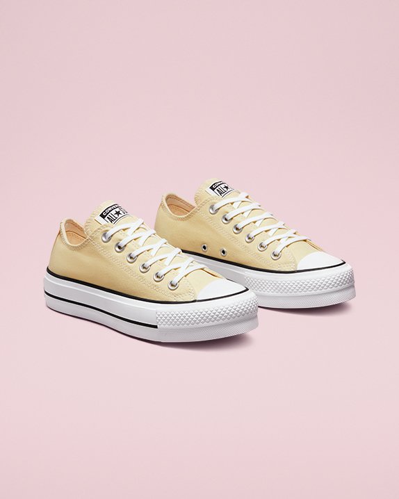 Lemon Converse Chuck Taylor All Star Lift Seasonal Color Low Top | A24449Q