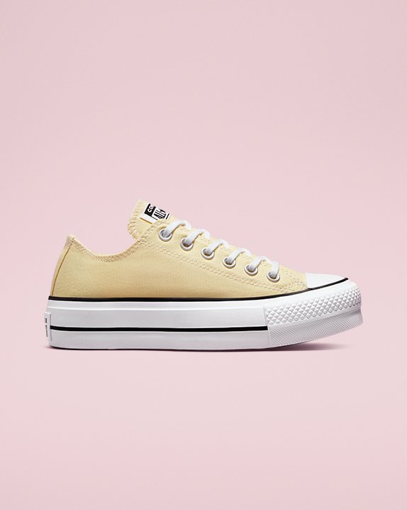 Lemon Converse Chuck Taylor All Star Lift Seasonal Color Low Top | A24449Q