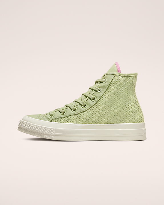 Light Green Converse Chuck 70 Summer Jaquard High Top | A74226L