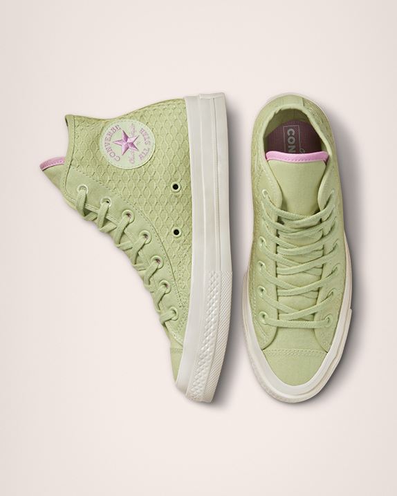 Light Green Converse Chuck 70 Summer Jaquard High Top | A74226L