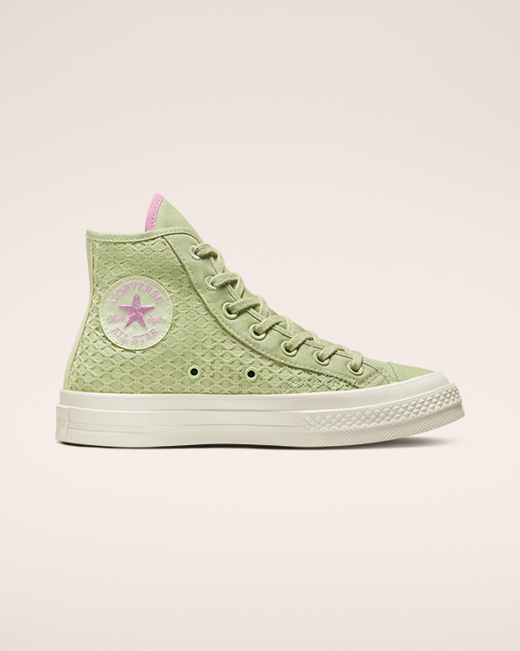 Light Green Converse Chuck 70 Summer Jaquard High Top | A74226L