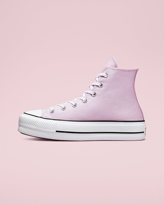 Pink Converse Chuck Taylor All Star Lift Seasonal Colour High Top | A88697W