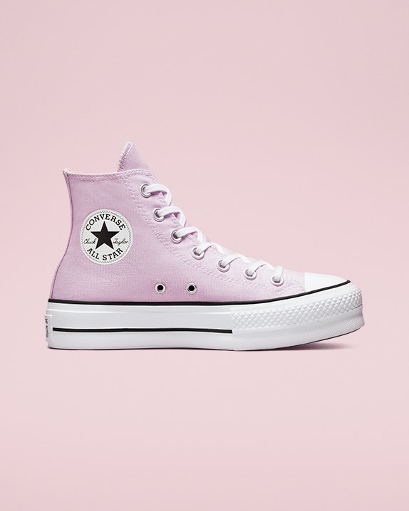 Pink Converse Chuck Taylor All Star Lift Seasonal Colour High Top | A88697W