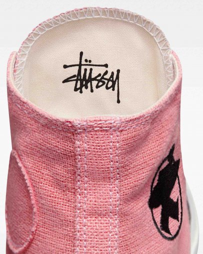 Pink Converse x Stussy Chuck 70 High Top | A95189K