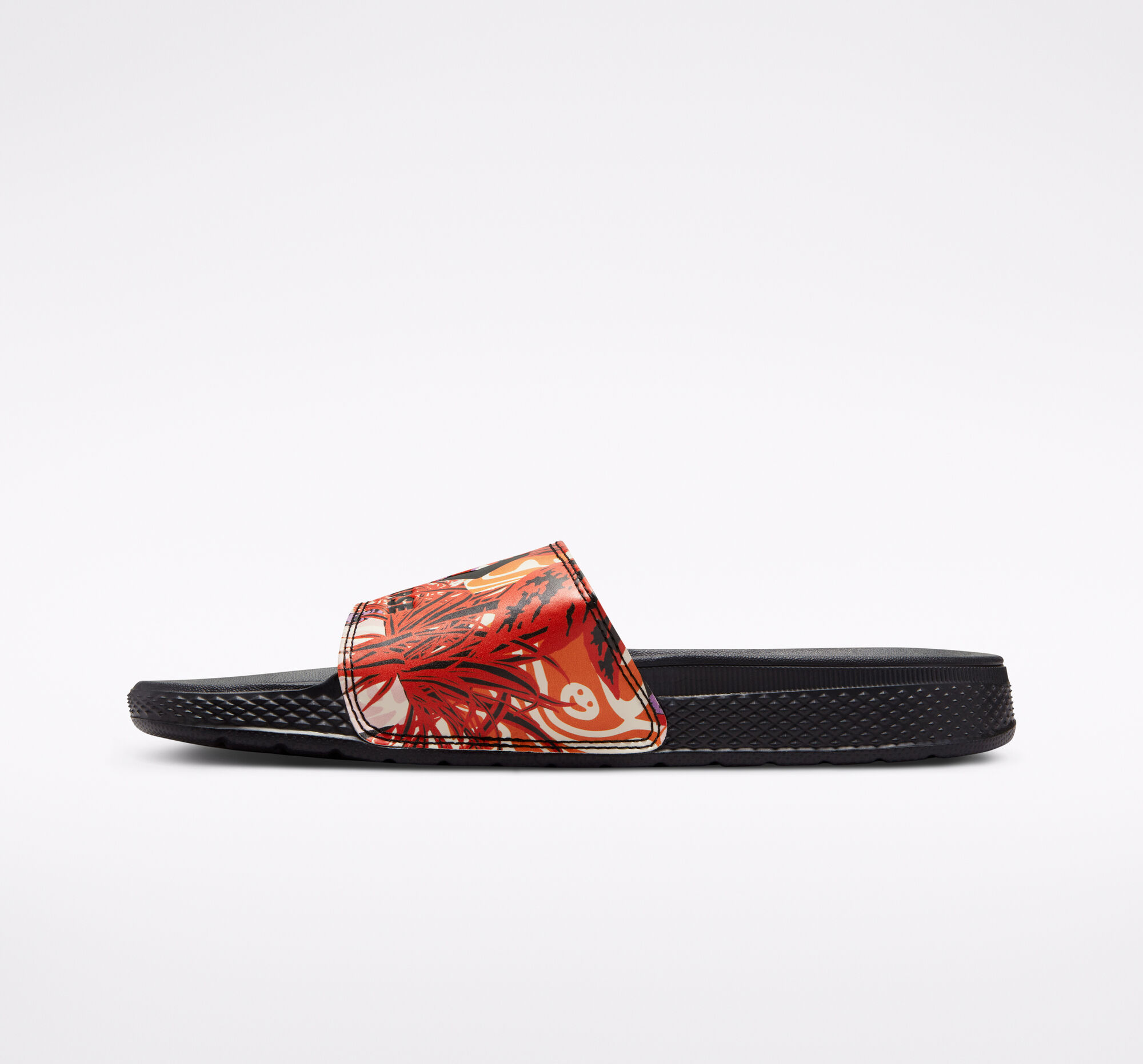 Red Converse All Star Slide Tropical Florals | A45299M