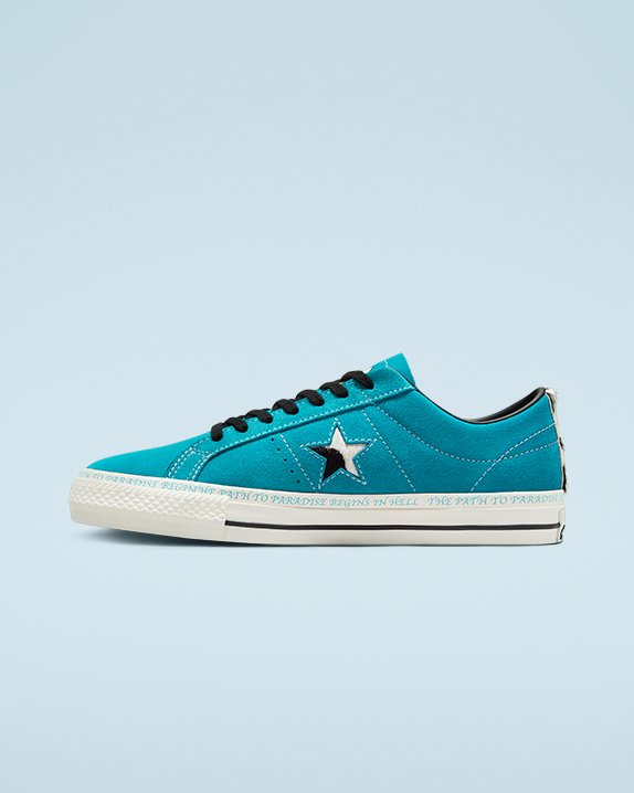 Turquoise Converse Sean Pablo One Star Pro Low Top | A18606S