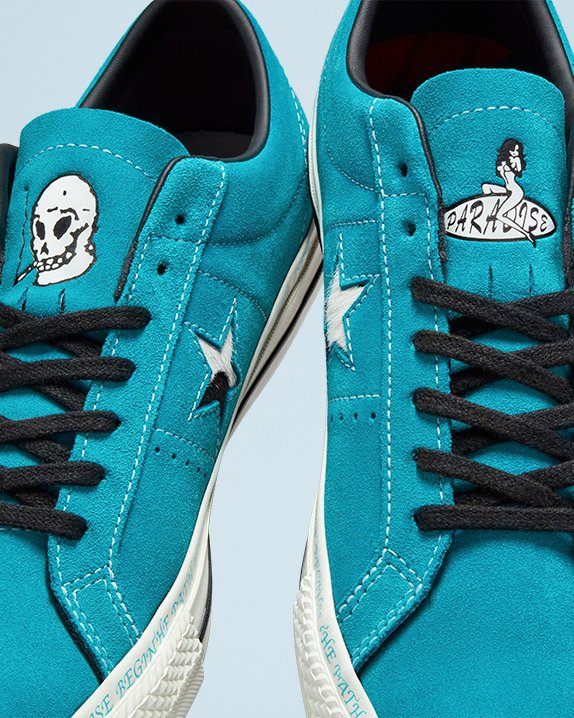 Turquoise Converse Sean Pablo One Star Pro Low Top | A18606S