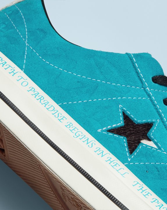 Turquoise Converse Sean Pablo One Star Pro Low Top | A18606S