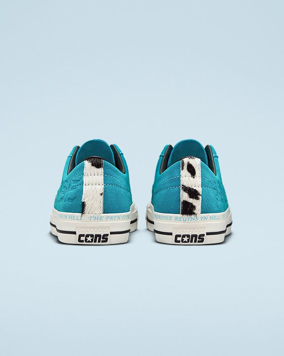 Turquoise Converse Sean Pablo One Star Pro Low Top | A18606S