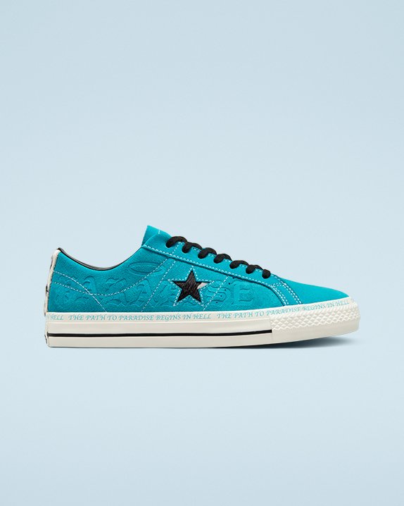 Turquoise Converse Sean Pablo One Star Pro Low Top | A18606S