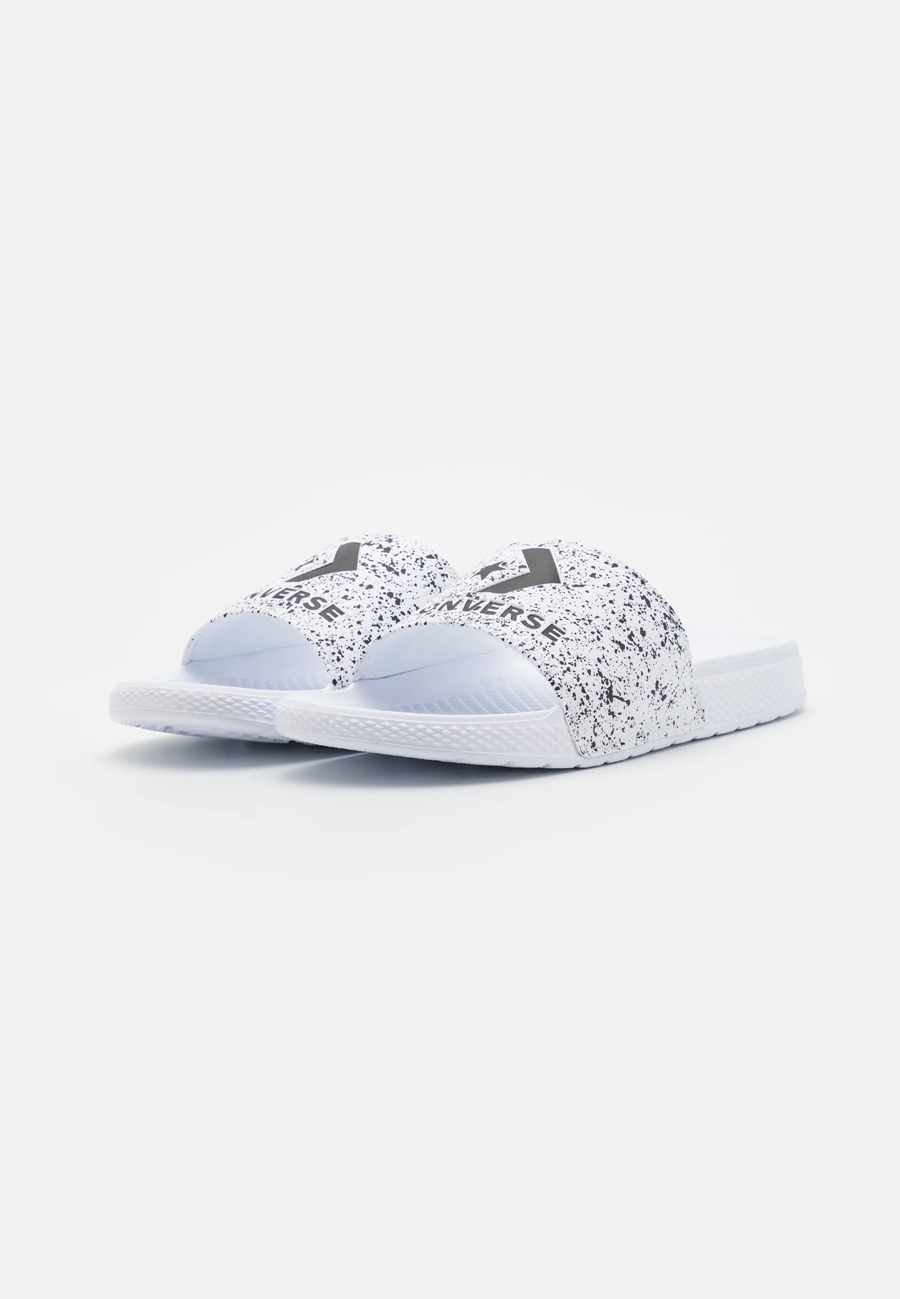 White Converse All Star Slide Archive Paint Splatter | A00168Z