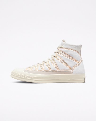 White Converse Chuck 70 Hiking Stitched High Top | A99942L