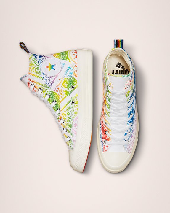 White Converse Chuck 70 Pride High Top | A65245C